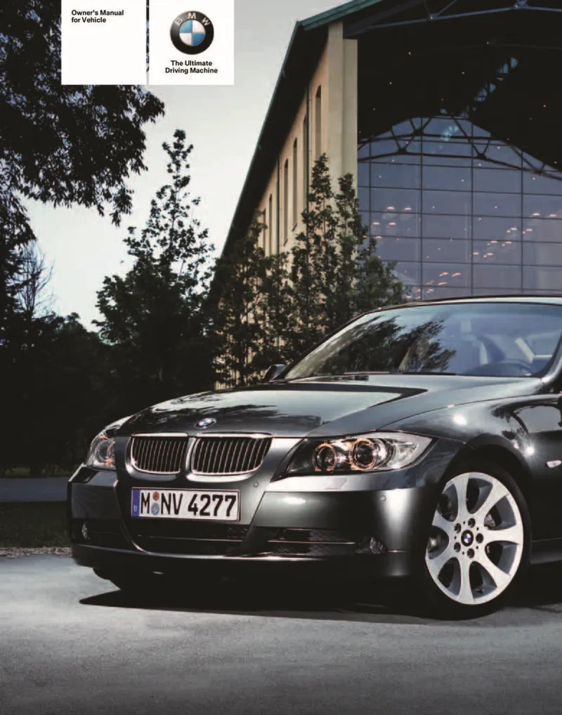 2007 BMW 3 Series owners manual
