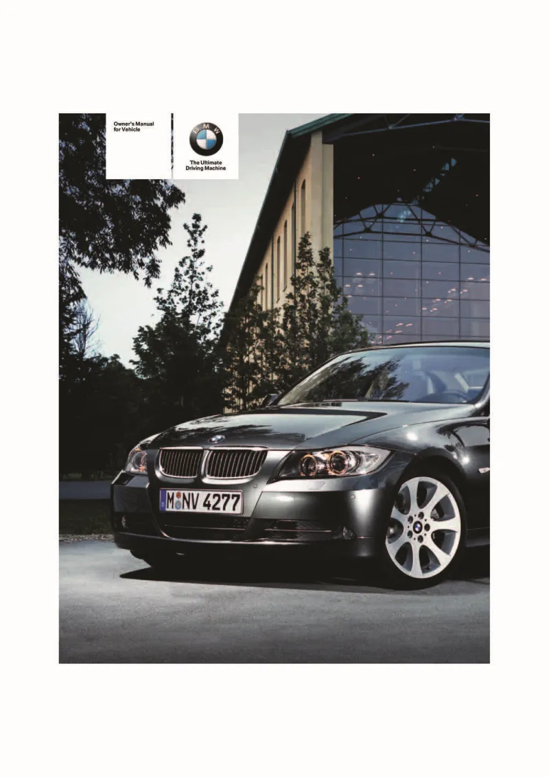 2008 BMW 3 Series owners manual
