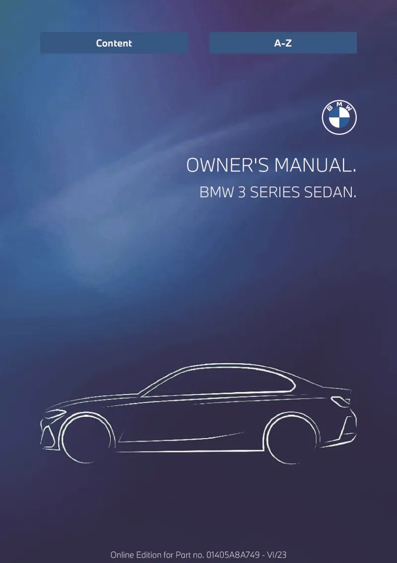 2024 BMW 3 Series owners manual