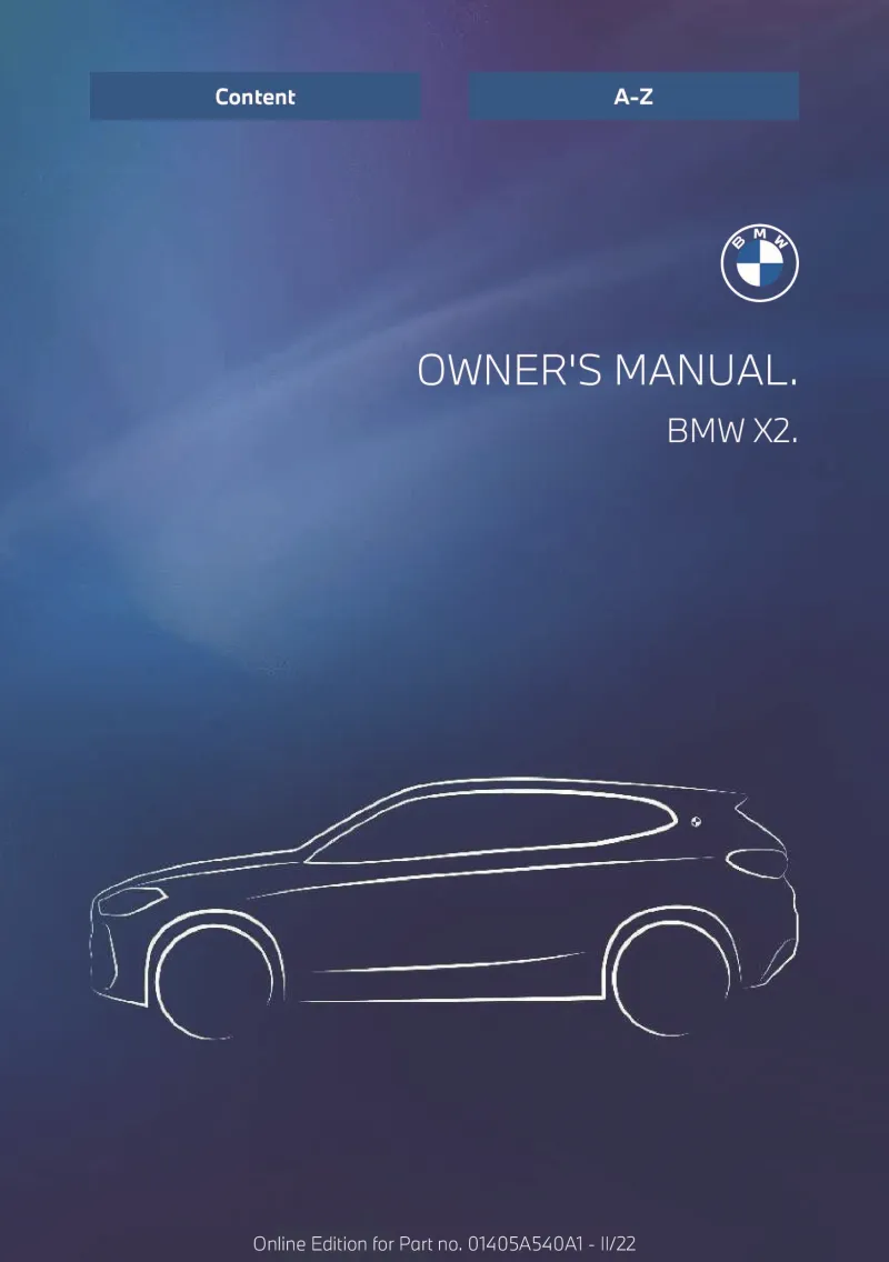 2023 BMW X2 owners manual