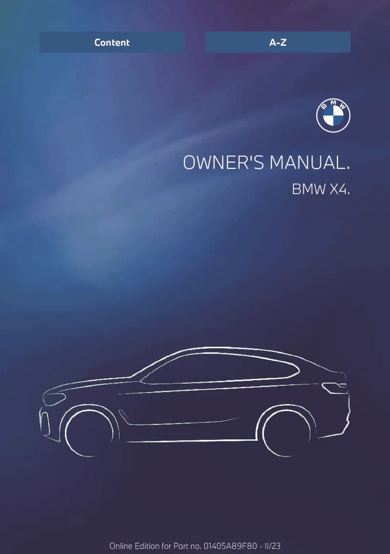 2024 BMW X4 owners manual OwnersMan
