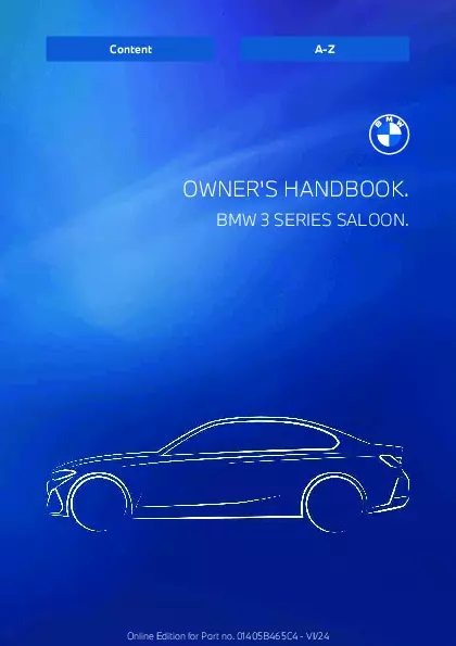 2025 BMW 3 Series owners manual