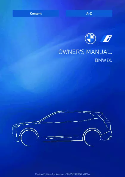 2025 BMW iX owners manual