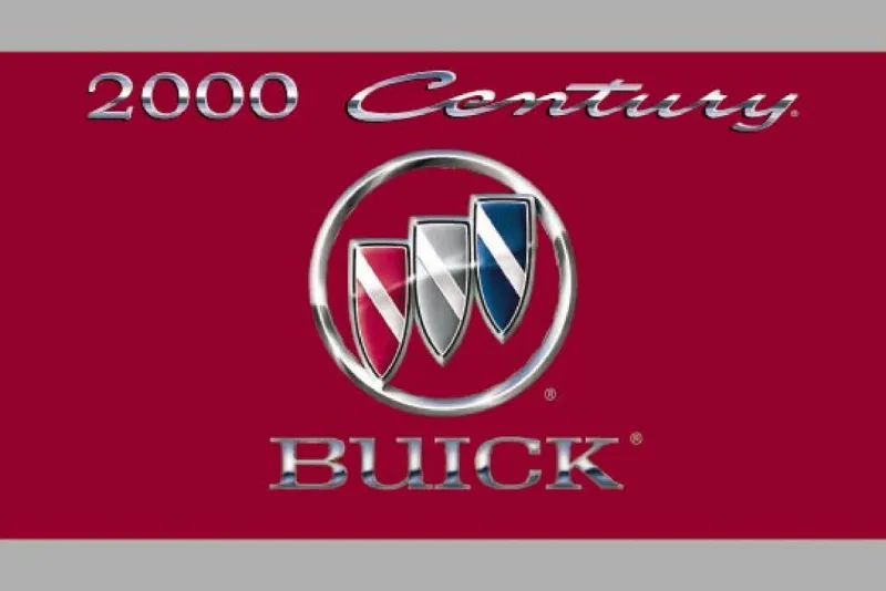 2000 Buick Century owners manual