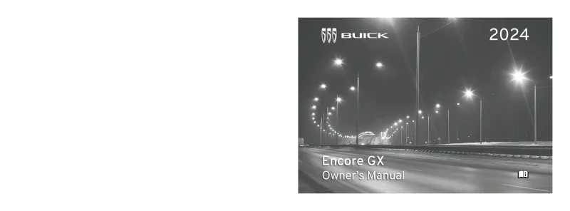 2024 Buick Encore GX owners manual