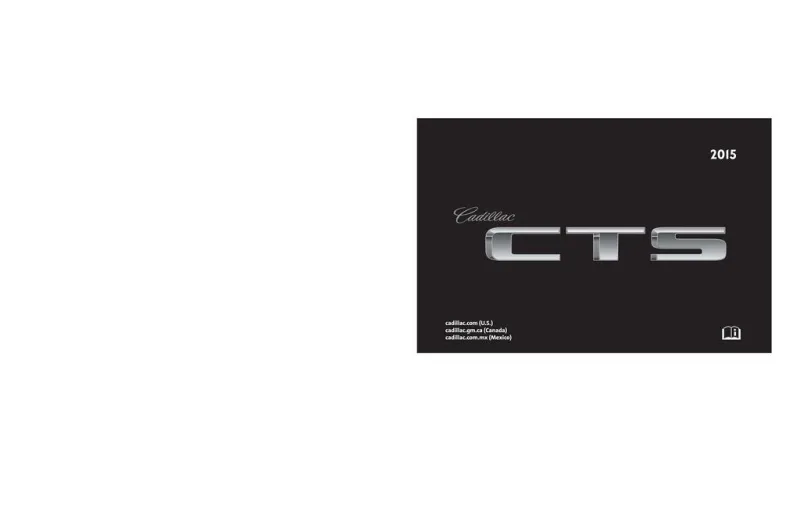 2015 Cadillac Cts owners manual