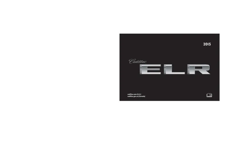 2015 Cadillac Elr owners manual