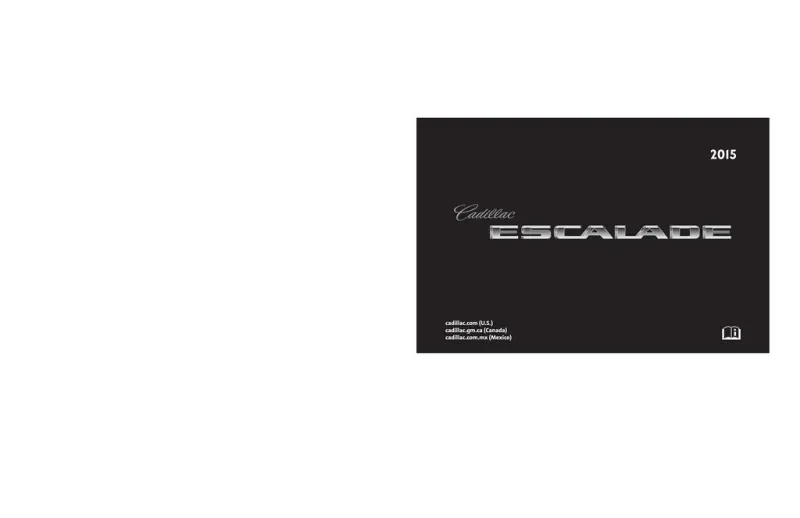 2015 Cadillac Escalade owners manual
