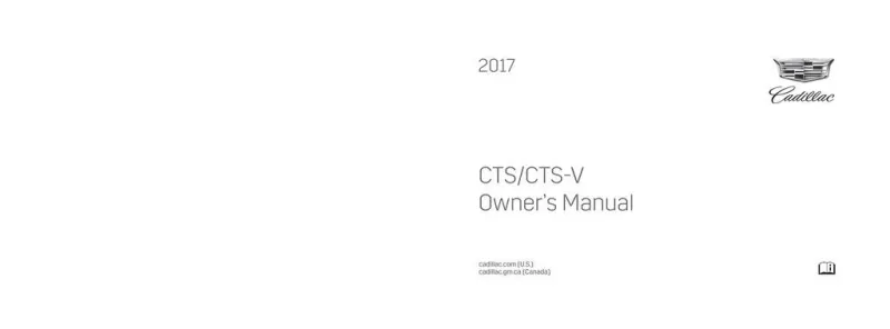 2017 Cadillac Cts owners manual