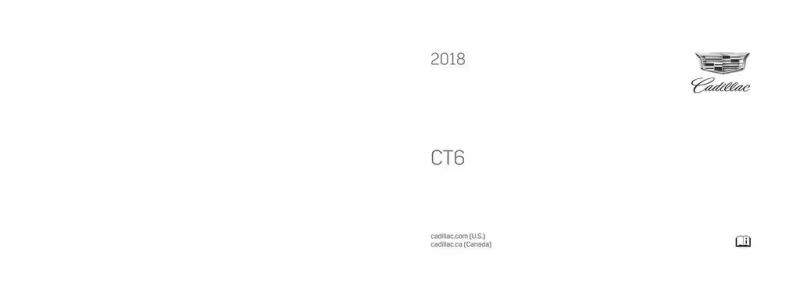 2018 Cadillac Ct6 owners manual