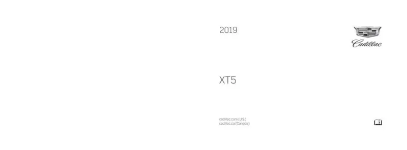 2019 Cadillac Xt5 owners manual
