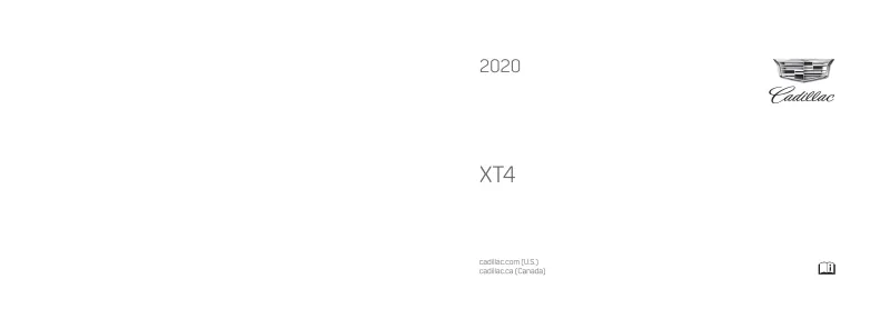 2020 Cadillac Xt4 owners manual