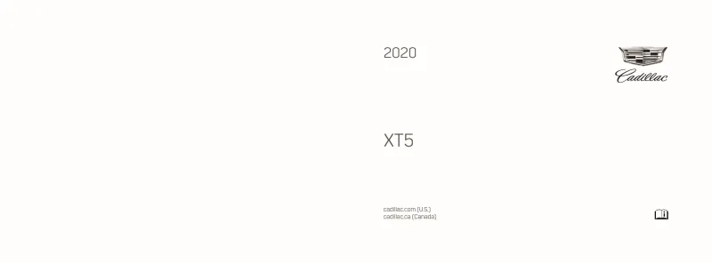 2020 Cadillac Xt5 owners manual