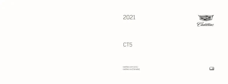 2021 Cadillac Ct5 owners manual