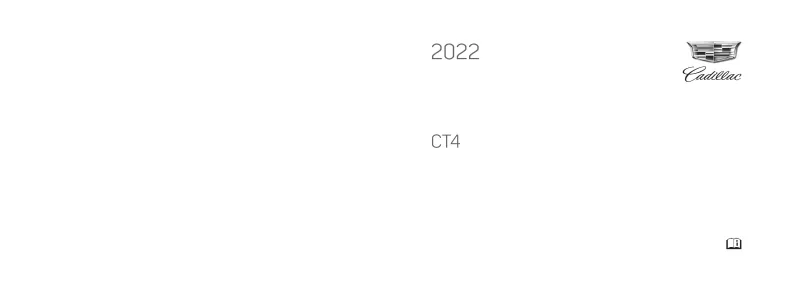 2022 Cadillac Ct4 owners manual