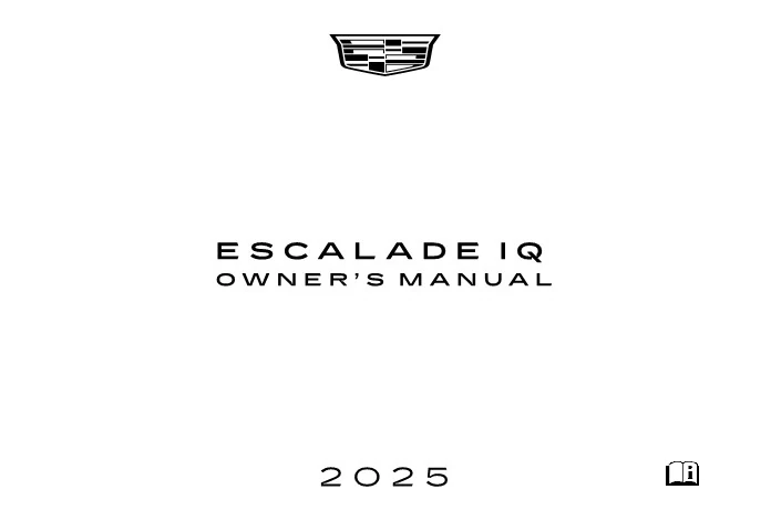 2025 Cadillac Escalade IQ owners manual