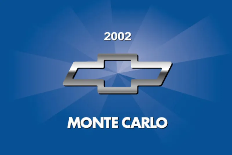 2002 Chevrolet Monte Carlo owners manual