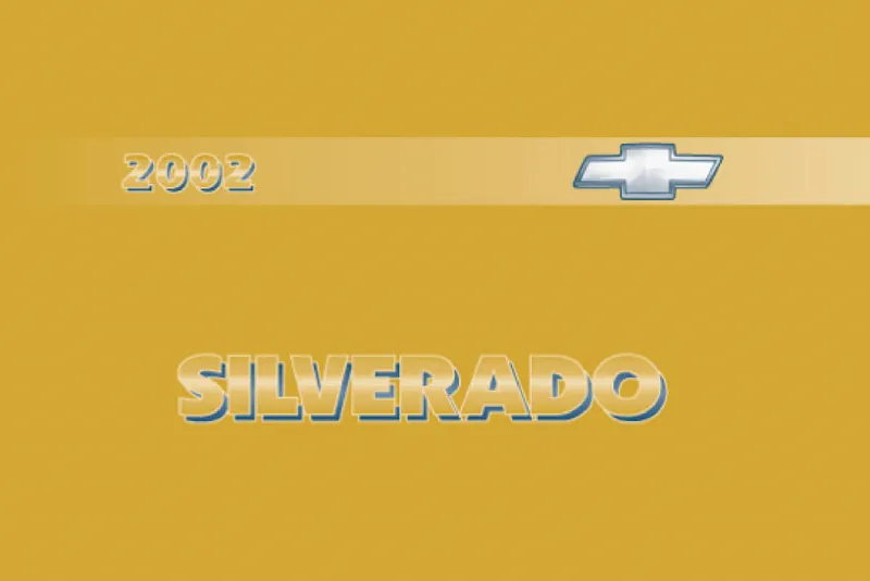 2002 Chevrolet Silverado owners manual