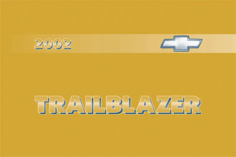 2002 Chevrolet Trailblazer owners manual