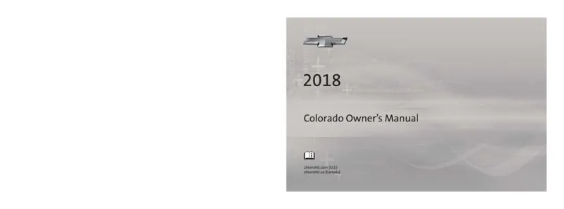 2018 Chevrolet Colorado owners manual