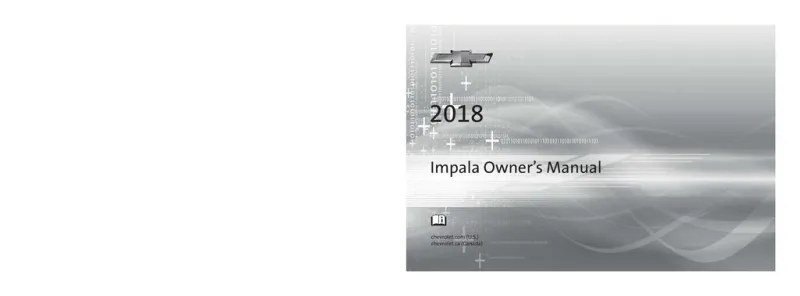 2018 Chevrolet Impala owners manual