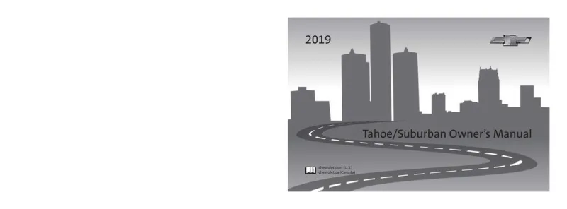 2019 Chevrolet Tahoe owners manual