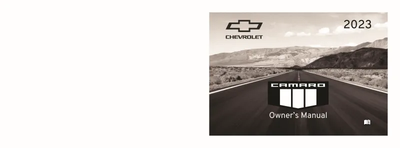2023 Chevrolet Camaro owners manual