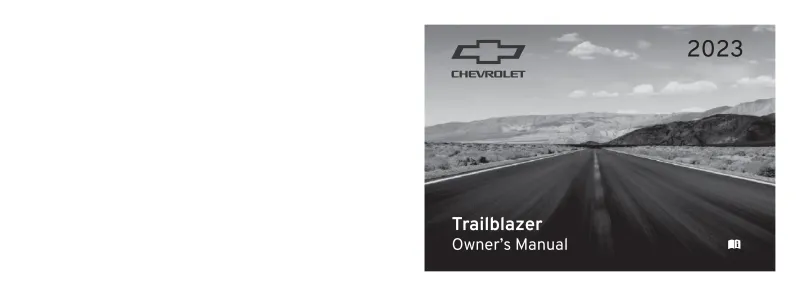2023 Chevrolet Trailblazer owners manual