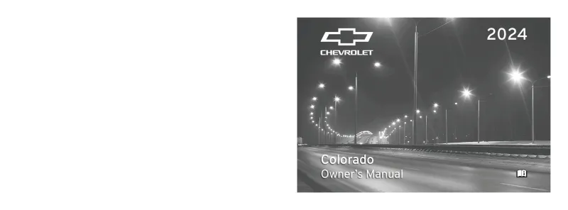 2024 Chevrolet Colorado owners manual