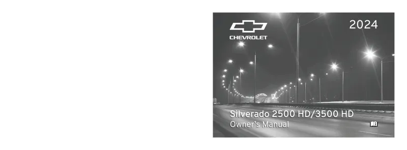2024 Chevrolet Silverado owners manual