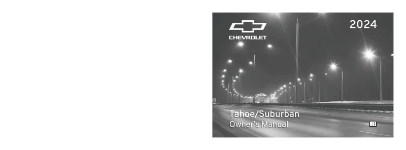 2024 Chevrolet Tahoe owners manual
