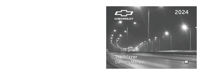 2024 Chevrolet Trailblazer owners manual