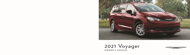 2021 Chrysler Voyager owners manual