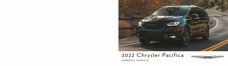 2022 Chrysler Pacifica Hybrid owners manual