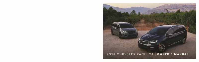 2024 Chrysler Pacifica owners manual