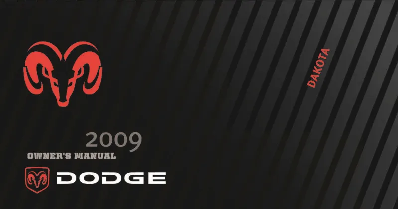 2009 Dodge Dakota owners manual