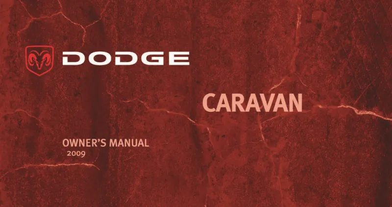 2009 Dodge Grand Caravan owners manual