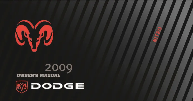 2009 Dodge Nitro owners manual
