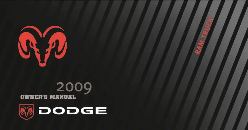2009 RAM 2500 3500 owners manual