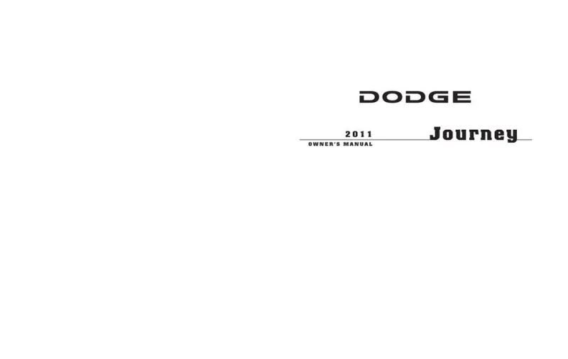 2011 Dodge Journey owners manual