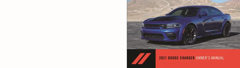 2021 Dodge Charger owners manual