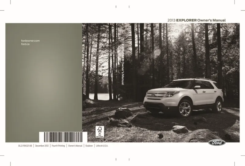 2013 Ford Explorer owners manual