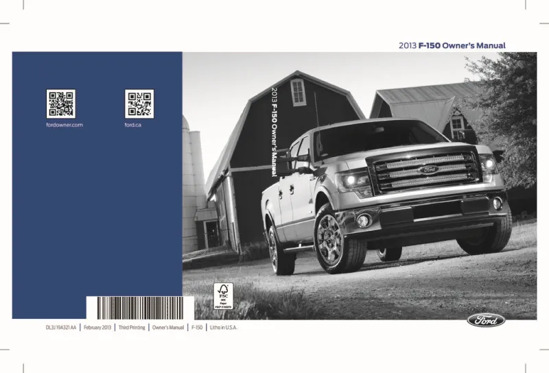 2013 Ford F150 owners manual