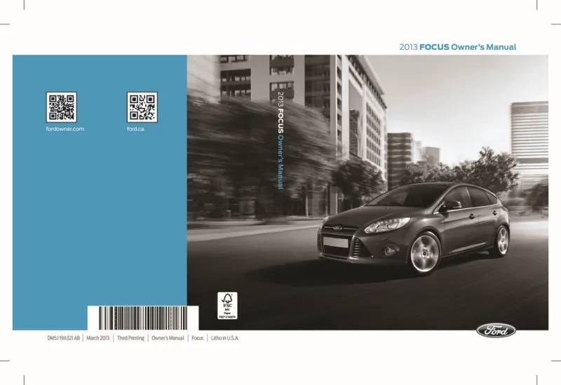2013 Ford Focus owners manual