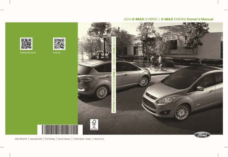2014 Ford C Max owners manual
