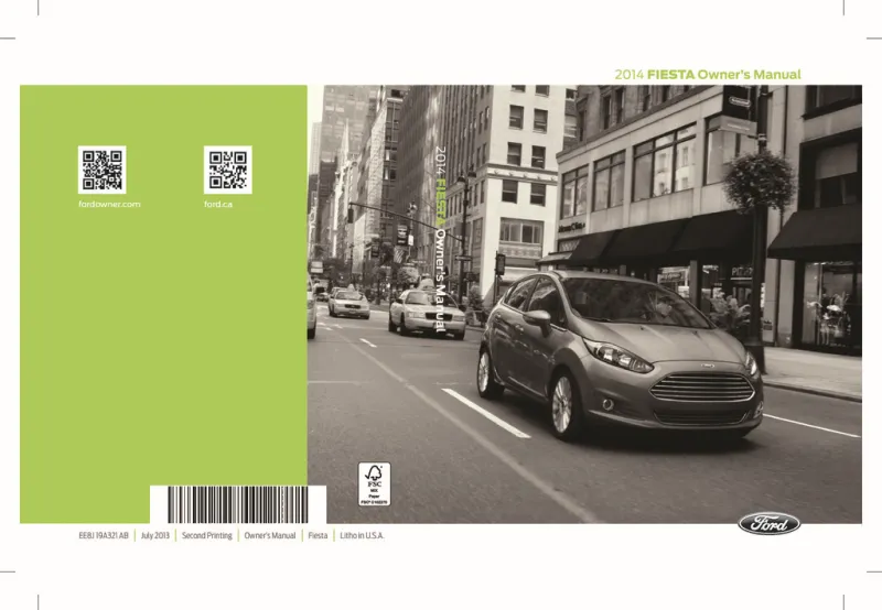 2014 Ford Fiesta owners manual