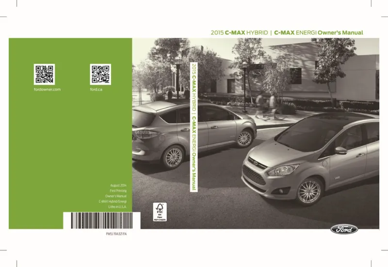 2015 Ford C Max Hybrid owners manual