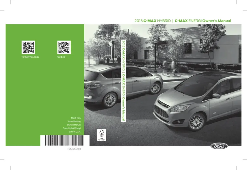 2015 Ford C Max owners manual