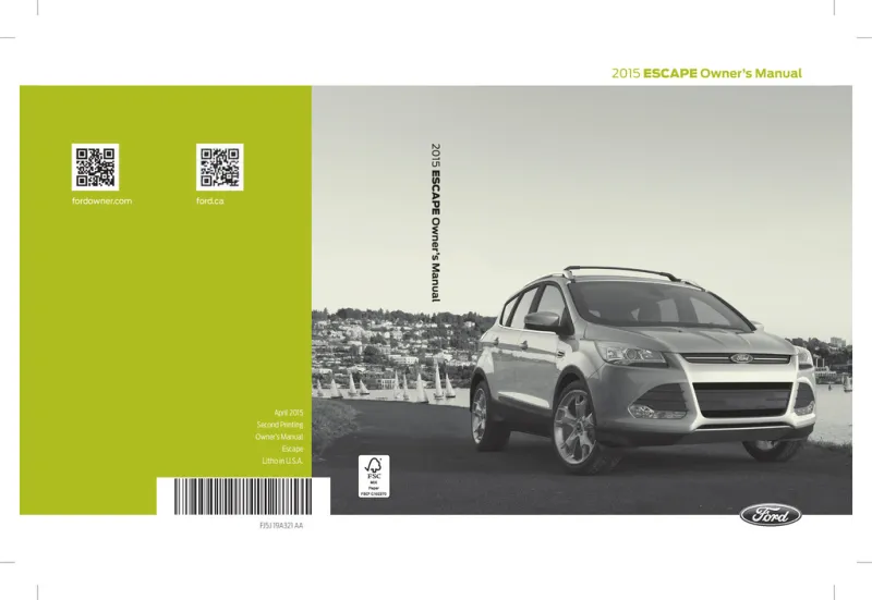 2015 Ford Escape owners manual