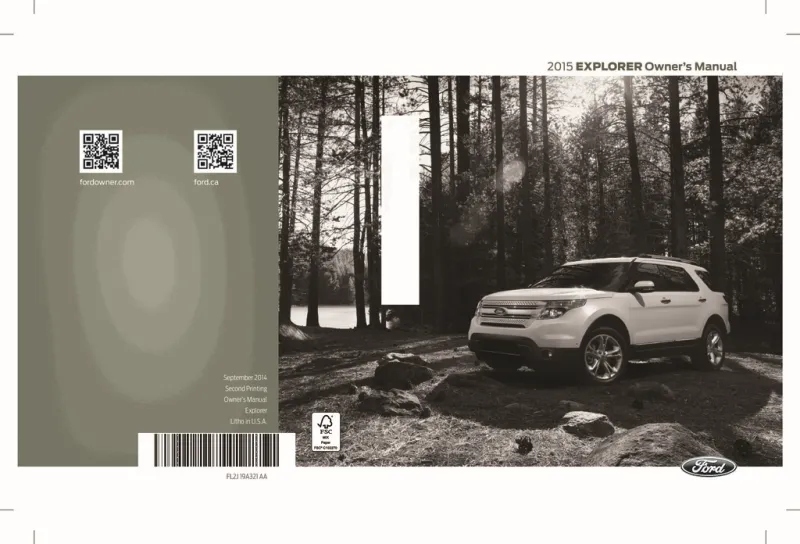 2015 Ford Explorer owners manual